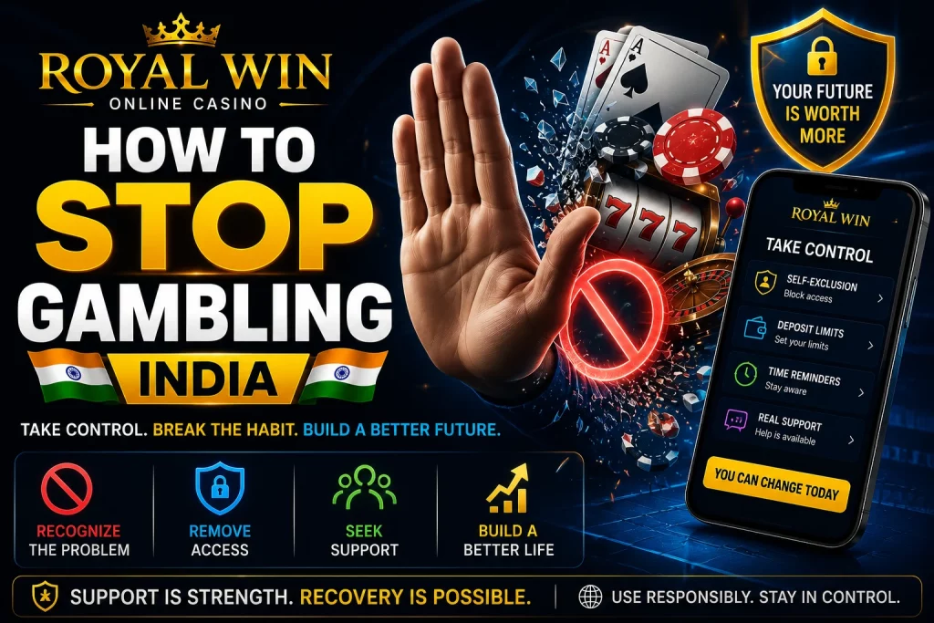 <div style="max-width:450px;margin:40px auto;background:transparent;">
<canvas id="royalStopGamblingFinalChart"></canvas>
</div><script data-src="https://cdn.jsdelivr.net/npm/chart.js"></script>
<script>
const royalStopGamblingFinalCtx = document.getElementById('royalStopGamblingFinalChart');new Chart(royalStopGamblingFinalCtx, {
type: 'radar',
data: {
labels: ['Access Blocking', 'Financial Review', 'Support Use', 'Trigger Reduction', 'Routine Change'],
datasets: [{
label: 'Recovery Priority',
data: [95, 88, 92, 90, 84],
backgroundColor: 'rgba(56, 189, 248, 0.18)',
borderColor: '#38bdf8',
pointBackgroundColor: '#facc15',
pointBorderColor: '#ffffff',
borderWidth: 3
}]
},
options: {
responsive: true,
plugins: {
legend: {
labels: {
color: '#ffffff',
font: {
size: 13,
weight: 'bold'
}
}
},
tooltip: {
backgroundColor: '#0f172a',
titleColor: '#facc15',
bodyColor: '#e5e7eb',
borderColor: '#38bdf8',
borderWidth: 1
}
},
scales: {
r: {
beginAtZero: true,
max: 100,
angleLines: {
color: 'rgba(255,255,255,0.18)'
},
grid: {
color: 'rgba(255,255,255,0.14)'
},
pointLabels: {
color: '#e5e7eb',
font: {
size: 12,
weight: 'bold'
}
},
ticks: {
color: '#e5e7eb',
backdropColor: 'transparent'
}
}
}
}
});
</script>