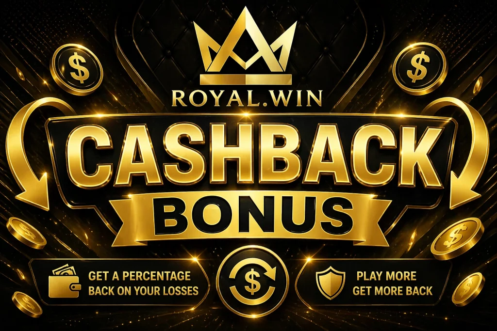 Cashback Bonus Royal Win India