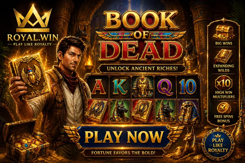 Royal Win Book of Dead Slot – Play Online and Win Real Money