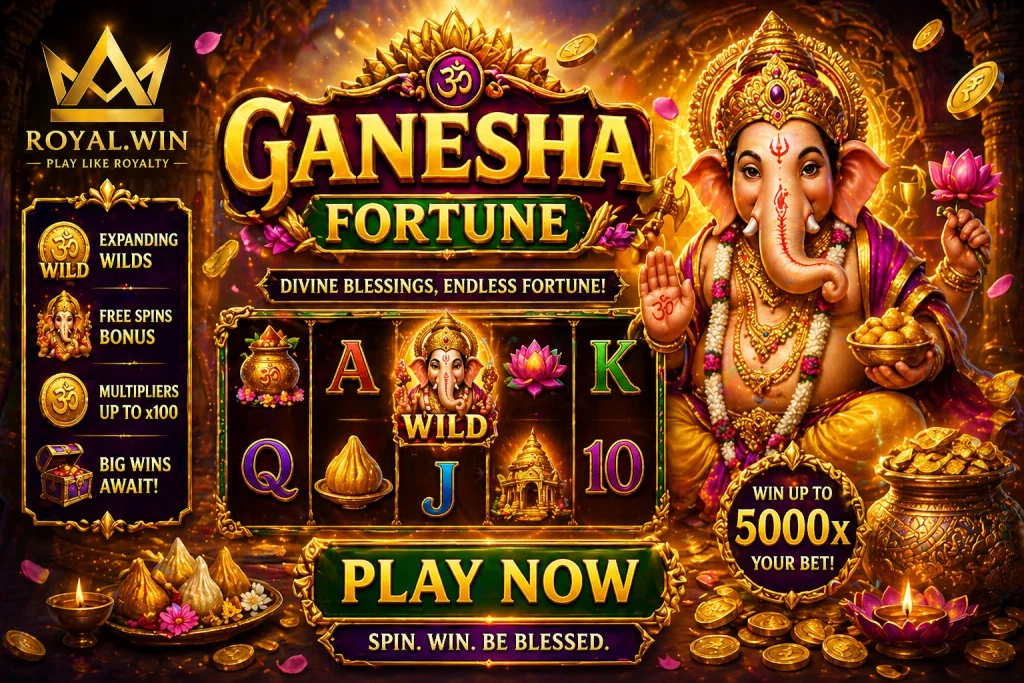 Royal Win Ganesha Fortune Slot India – Play Online and Win Real Money